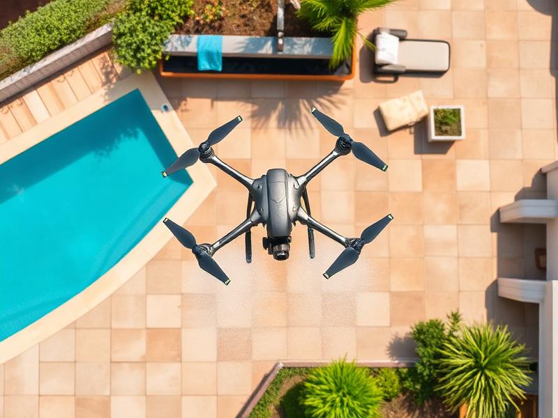 Nettoyage de terrasse : haute pression douce ou drone ?